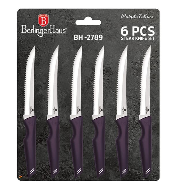S?T B?F ELLER PIZZA KNIVE 6 EL. BERLINGER HAUS LILLA ECLIPSE BH-2789