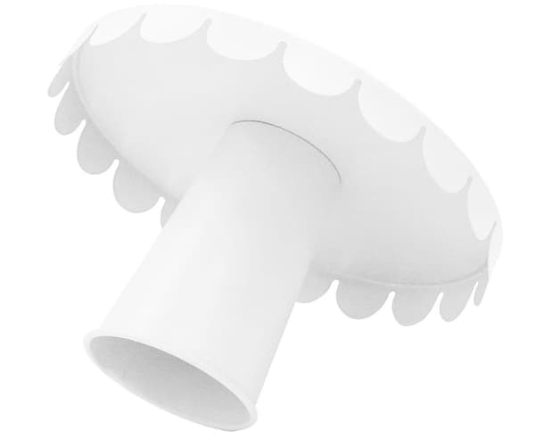 KAGE ELLER KAGE TALDE 22CM BRUNBESTE BB-2726 HVID
