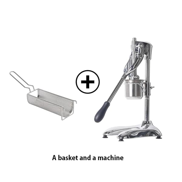 Manuel Kartoffelchips Presser, Justerbar Længde, Holdbar Aluminiumlegering,WT-010