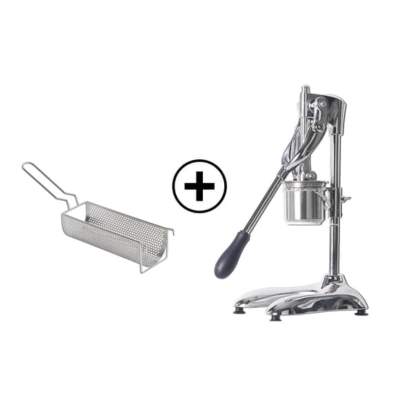 Manuel Kartoffelchips Presser, Justerbar Længde, Holdbar Aluminiumlegering,WT-010