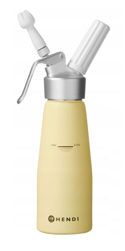 Creme Sifon HENDI 0.5 L - Lysegul+ N2O Gaspatroner, 24 stk