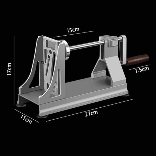 Grönsaksstrimlare och skivare i aluminium med robust design