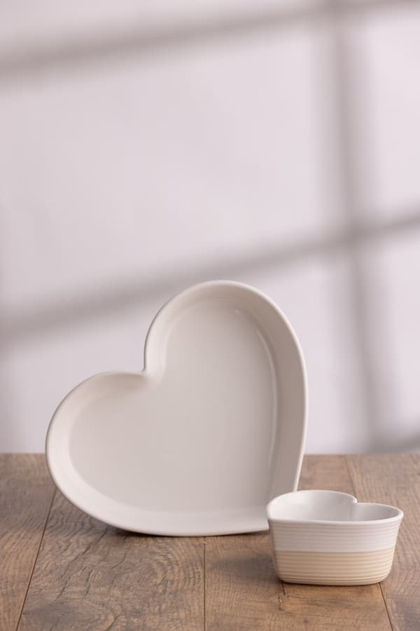 MC-Rustic Charm hjerte keramisk form