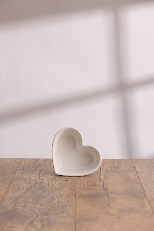 MC-Rustic Charm hjerte keramisk form