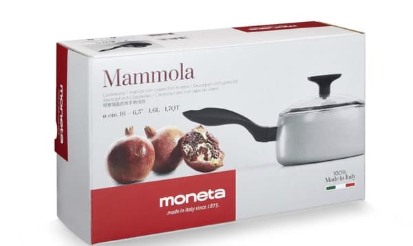 MO-Kasserolle med låg 16 cm, Mammola, induktion