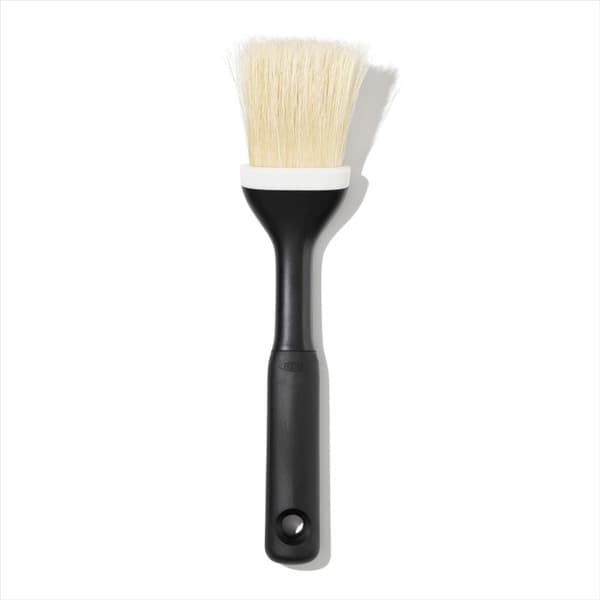 OXO-borste med naturliga borst, svart, bra grepp