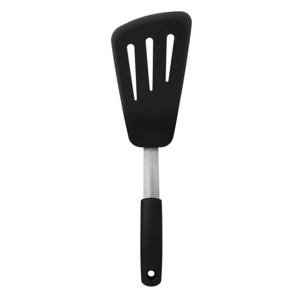OXO-Silicon spatel L, svart, Bra grepp