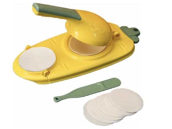 Skimmelsvamp, Dumpling Maker Machine 2in1 - Gul