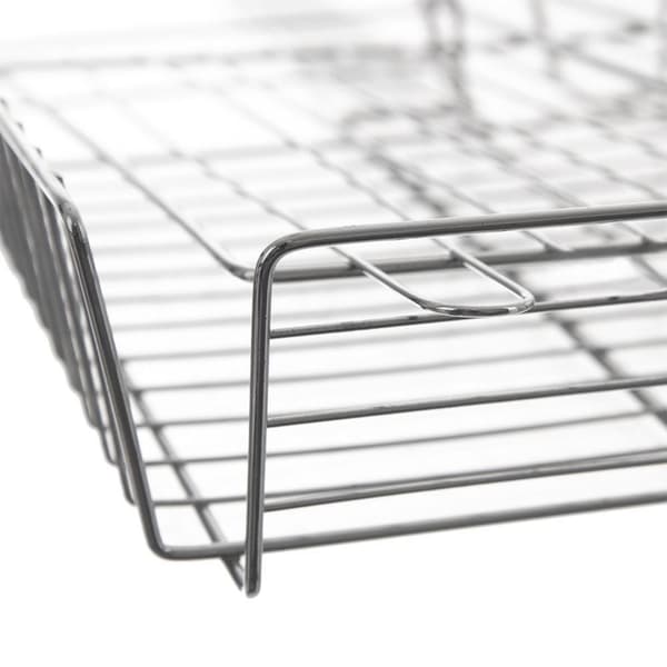 Låsbar stålgrillrist 61x32 cm