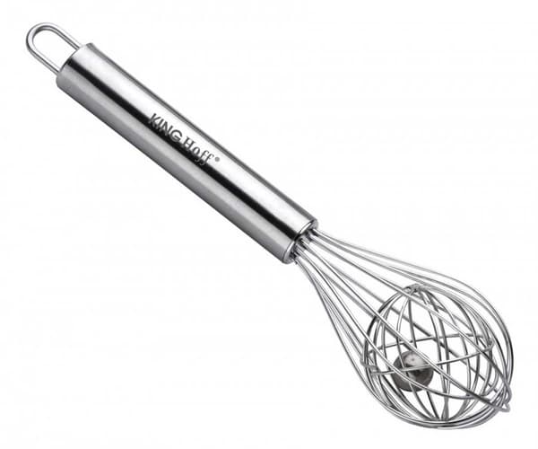 STÅL KØKKEN WHISKER MED KUGLE KINGHOFF KH-3179