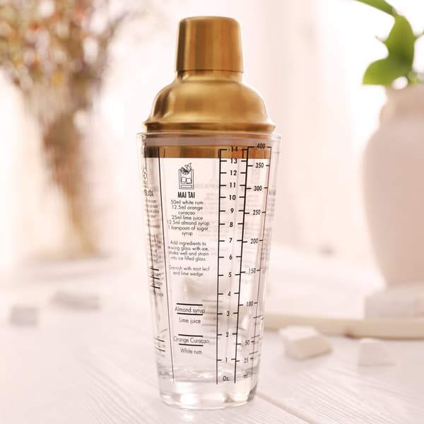 Shaker | ALCOLE | med guldlåg | 0,4 l | 999639