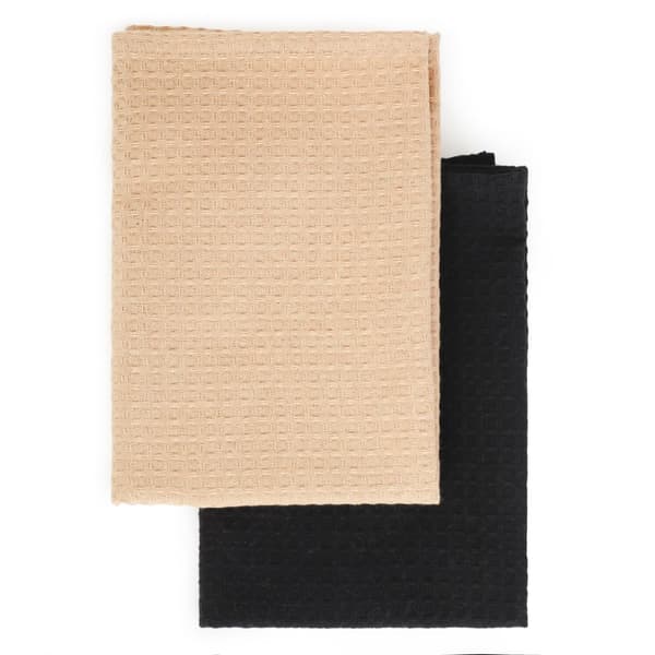 Keittiöpyyhkeet | FEMELO | beige ja musta | 2*50x70cm | 870021
