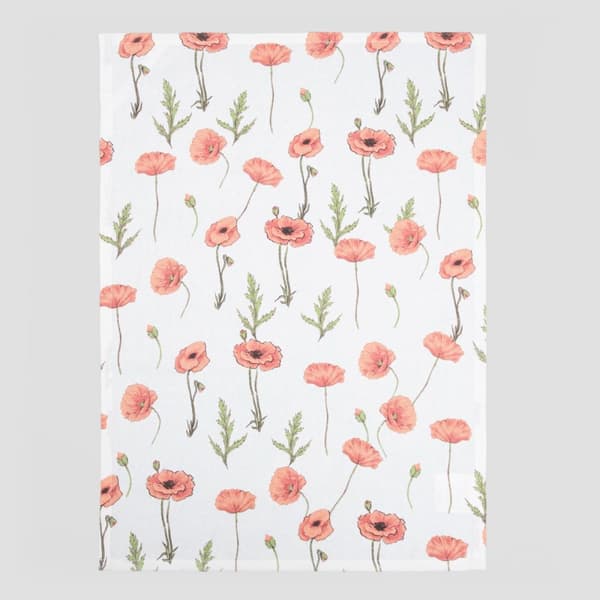 Uppsättning kökshanddukar | ÄNGSBLOMMOR | i maki + waffel | 2*45x65cm | 740985