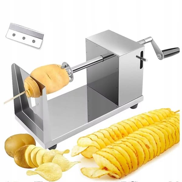 MASKIN FÖR RULLAD POTATIS PÅ PINNE, PROFESSIONELL