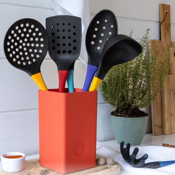 Masterchef Cookware 6 deler i stativ - fargerikt - Kjent fra MasterChef Norge
