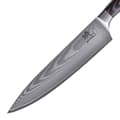 Miniatyrbild 3 av 11: Shiori 3-set 撓 Chairo Shōto + Santoku + Sifu - en uppsättning av tre Damaskus stålknivar