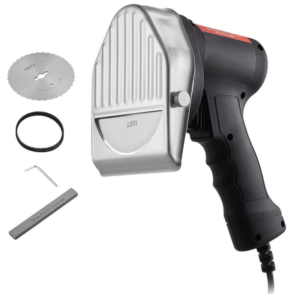 Elektrisk Shawarma Kniv, Kraftfuld 80W Motor, Stille Drift, Justerbar Tykkelse