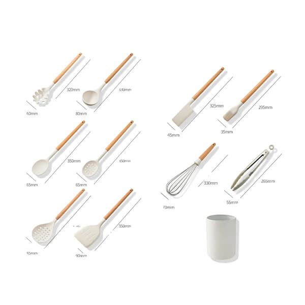 Silikone Kogegrej Sæt, Varmebestandig, Non-Stick Design,1sæt
