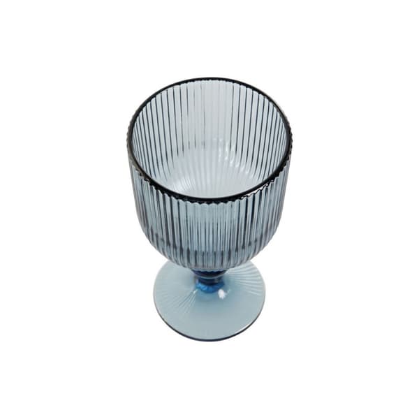 Glasset DKD Home Decor Blå Glas 325 ml