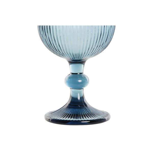 Glasset DKD Home Decor Blå Glas 325 ml
