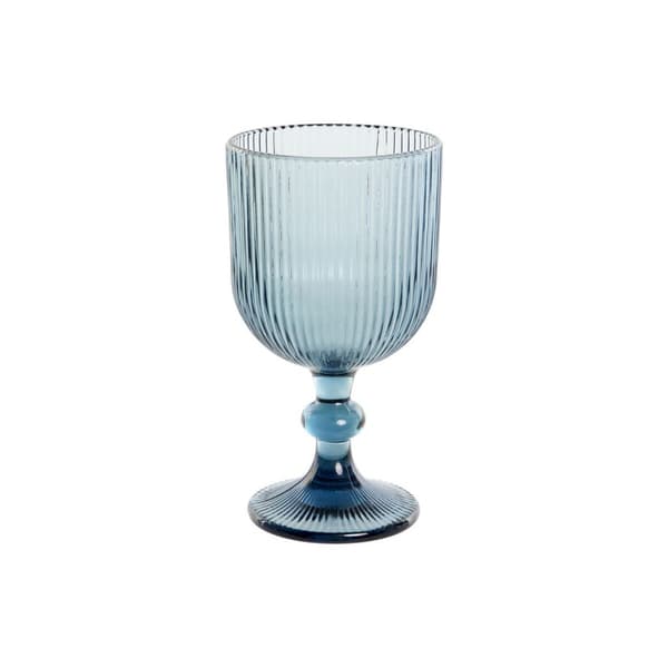 Glasset DKD Home Decor Blå Glas 325 ml