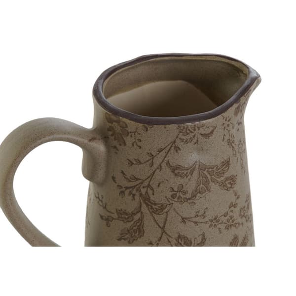 Kanna Home ESPRIT Brun Grön Stengods Löv av en växt Shabby Chic