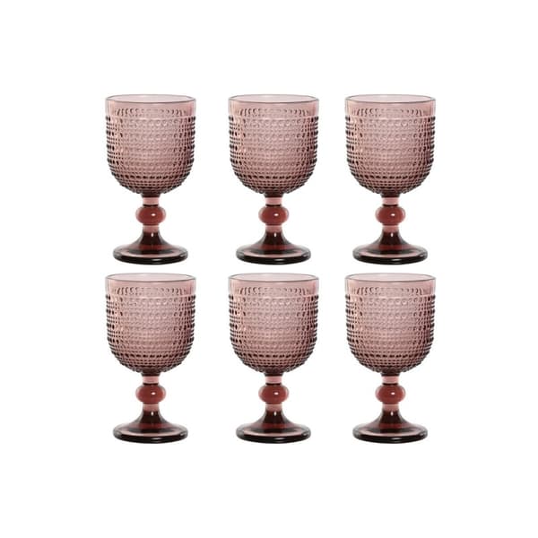 Glasset Home ESPRIT Rosa Glas 240 ml (6 antal)