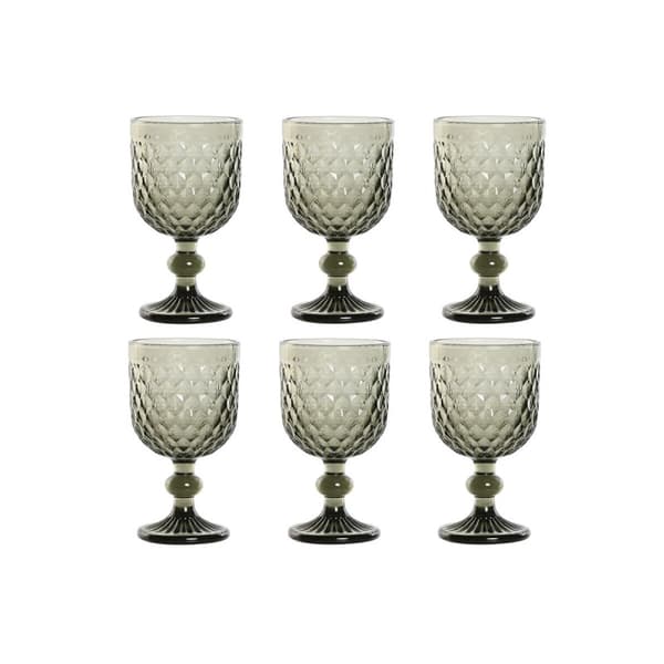 Glasset Home ESPRIT Grå Glas 240 ml (6 antal)