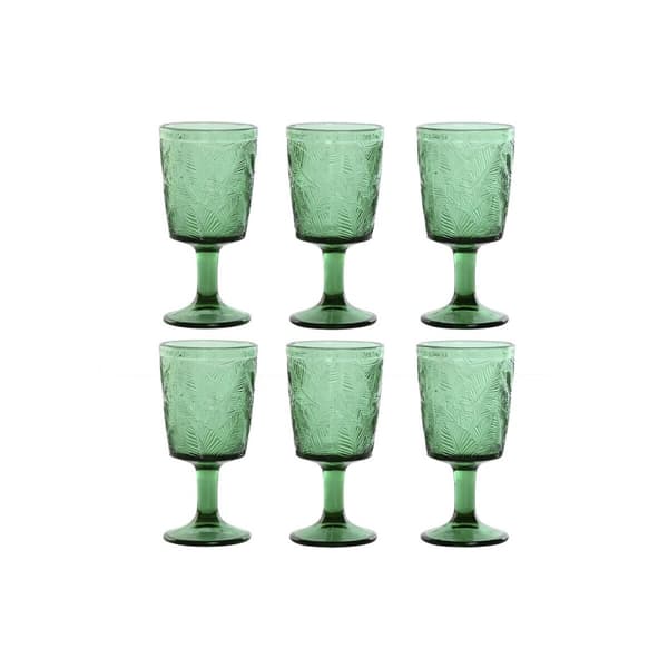 Glasset Home ESPRIT Grön Glas 285 ml (6 antal)