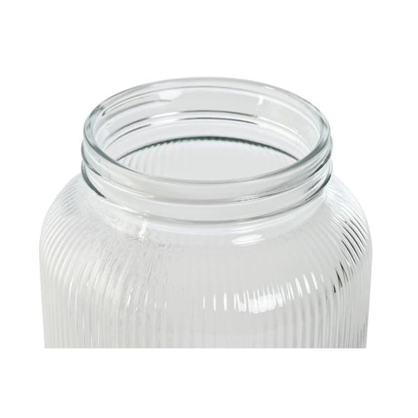 Vattendispenser Home ESPRIT Transparent Metall Silikon Glas ABS 15 x 20 x 23 cm