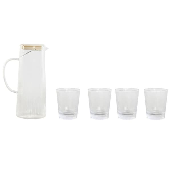 Glasset Home ESPRIT Transparent polypropen Borosilikatglas 245 ml