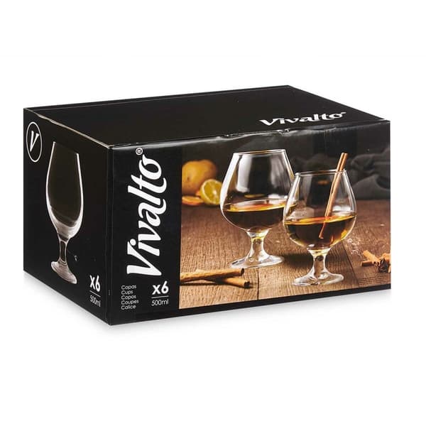 Vinglas Vivalto R3708/BHZ6 Transparent Glas 500 ml 10 x 15 x 10 cm (6 antal)