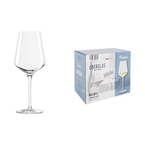 Set med vinglas Inde Passion 400 ml 6 Delar