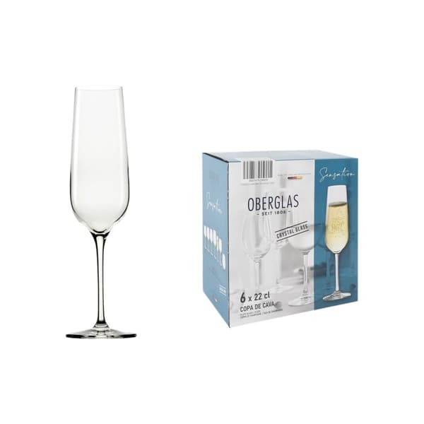 Champagneglas Inde Sensation Ø 5 cm 220 ml 6 Delar