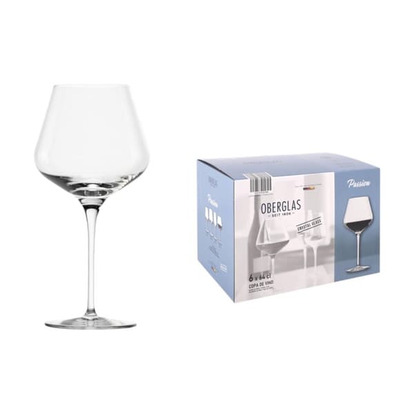 Set med vinglas Inde Passion 640 ml 6 Delar