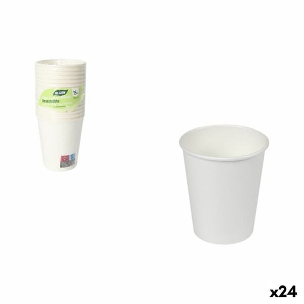 Glasset Inde Vit 250 ml 15 Delar (24 antal)