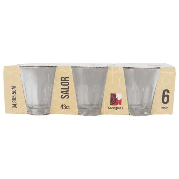 Set med snapsglas Inde Salor 43 ml 6 Delar (12 antal)