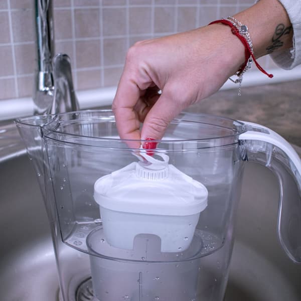 Filtreringskanna TM Electron Transparent Plast 2,3 L (4 Delar)