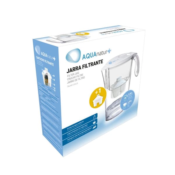 Filtreringskanna TM Electron Transparent Plast 2,3 L (4 Delar)