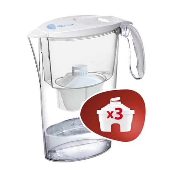 Filtreringskanna TM Electron Transparent Plast 2,3 L (4 Delar)