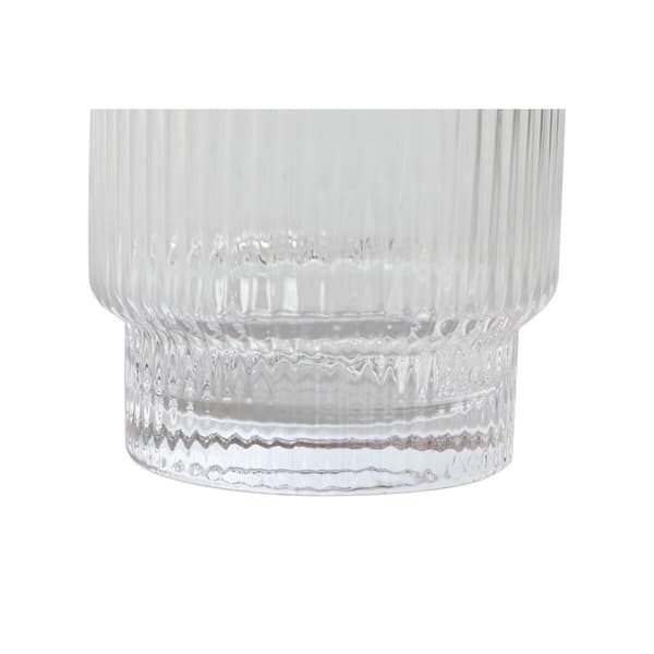 Glasset Home ESPRIT Transparent Gyllene Glas 320 ml (6 antal)