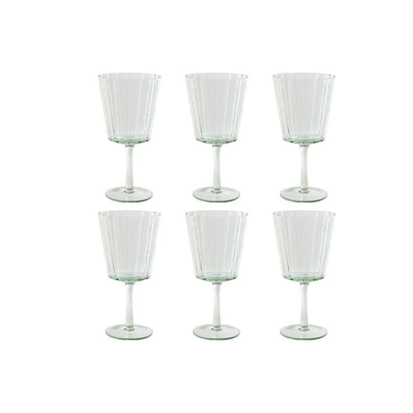 Glasset Home ESPRIT Grön Glas 9 x 9 x 17,8 cm (6 antal)