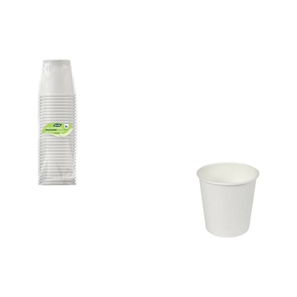 Glasset Algon Vit 80 ml 30 Delar (24 antal)
