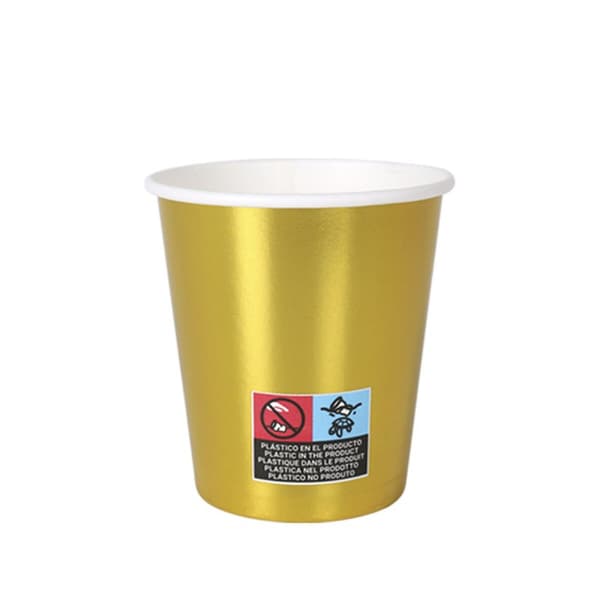 Glasset Algon Gyllene 200 ml 10 Delar (18 antal)
