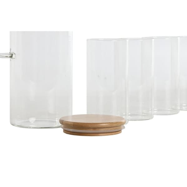 Glasset Home ESPRIT Transparent Bambu Borosilikatglas 210 ml