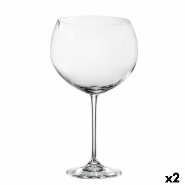 Glasset för Gin & Tonic Bohemia Crystal Enebro 850 ml 4 Delar (2 antal) (4 antal)