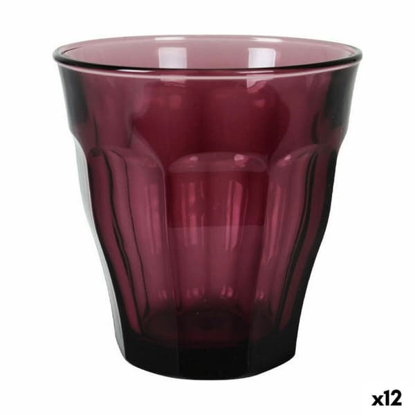 Glasset Duralex Picardie Purpur 4 Delar 250 ml (12 antal)