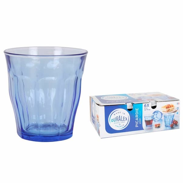 Glasset Duralex Picardie Marinblå 6 Delar 310 ml (8 antal)