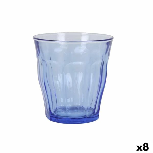 Glasset Duralex Picardie Marinblå 6 Delar 310 ml (8 antal)