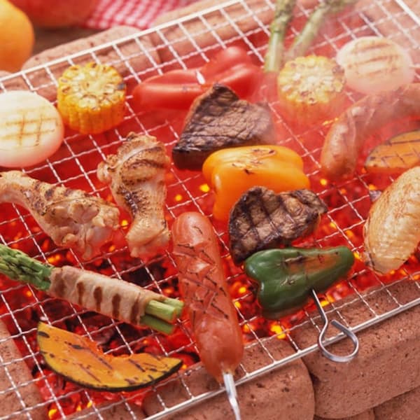 Ruostumattomasta teräksestä valmistettu BBQ-grilliverkko - monikäyttöinen grilliteline leivontaan ja piknikille